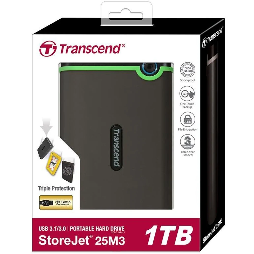HDD Transcend StoreJet 25M3 1TB 2.5 inch - TS1TSJ25M3S