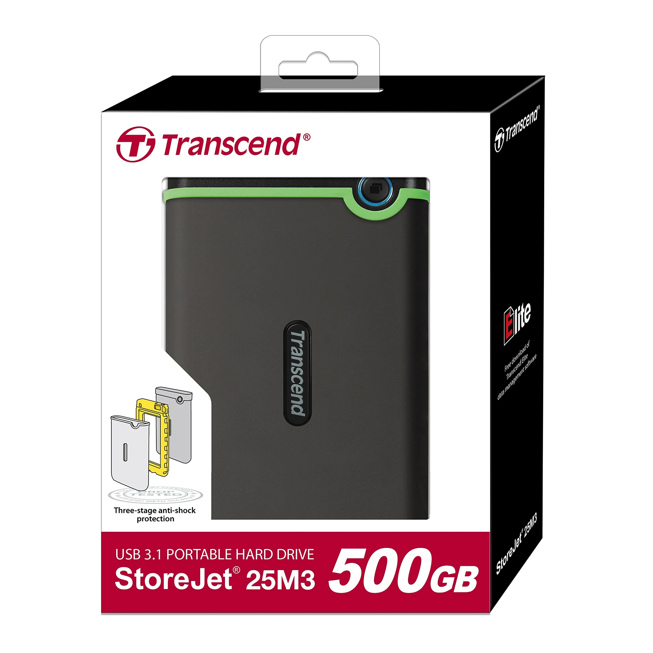 HDD Transcend StoreJet 25M3 500GB 2.5 inch - TS500GSJ25M3S