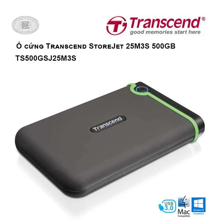 HDD Transcend StoreJet 25M3 500GB 2.5 inch - TS500GSJ25M3S