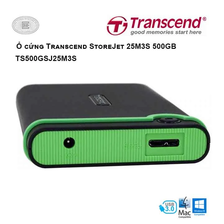 HDD Transcend StoreJet 25M3 500GB 2.5 inch - TS500GSJ25M3S