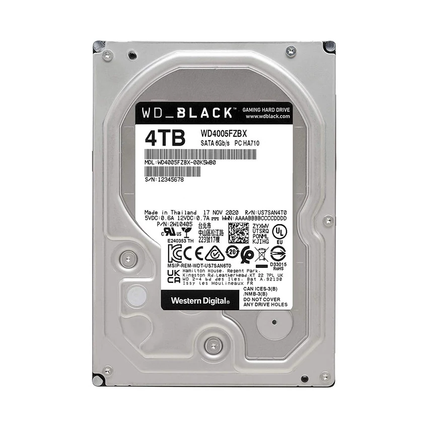 HDD WD Black 4TB 3.5 inch - WD4005FZBX