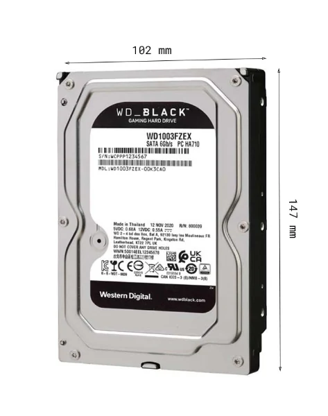 HDD WD Black 6TB 3.5 inch - WD6004FZWX