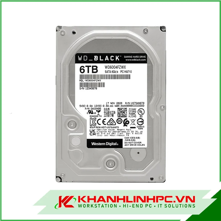 HDD WD Black 6TB 3.5 inch - WD6004FZWX