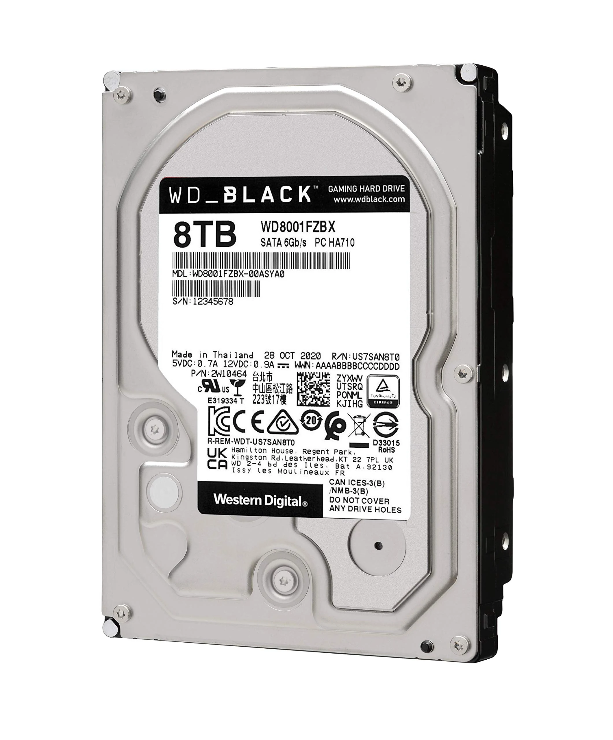 HDD WD Black 8TB 3.5 inch - WD8001FZBX