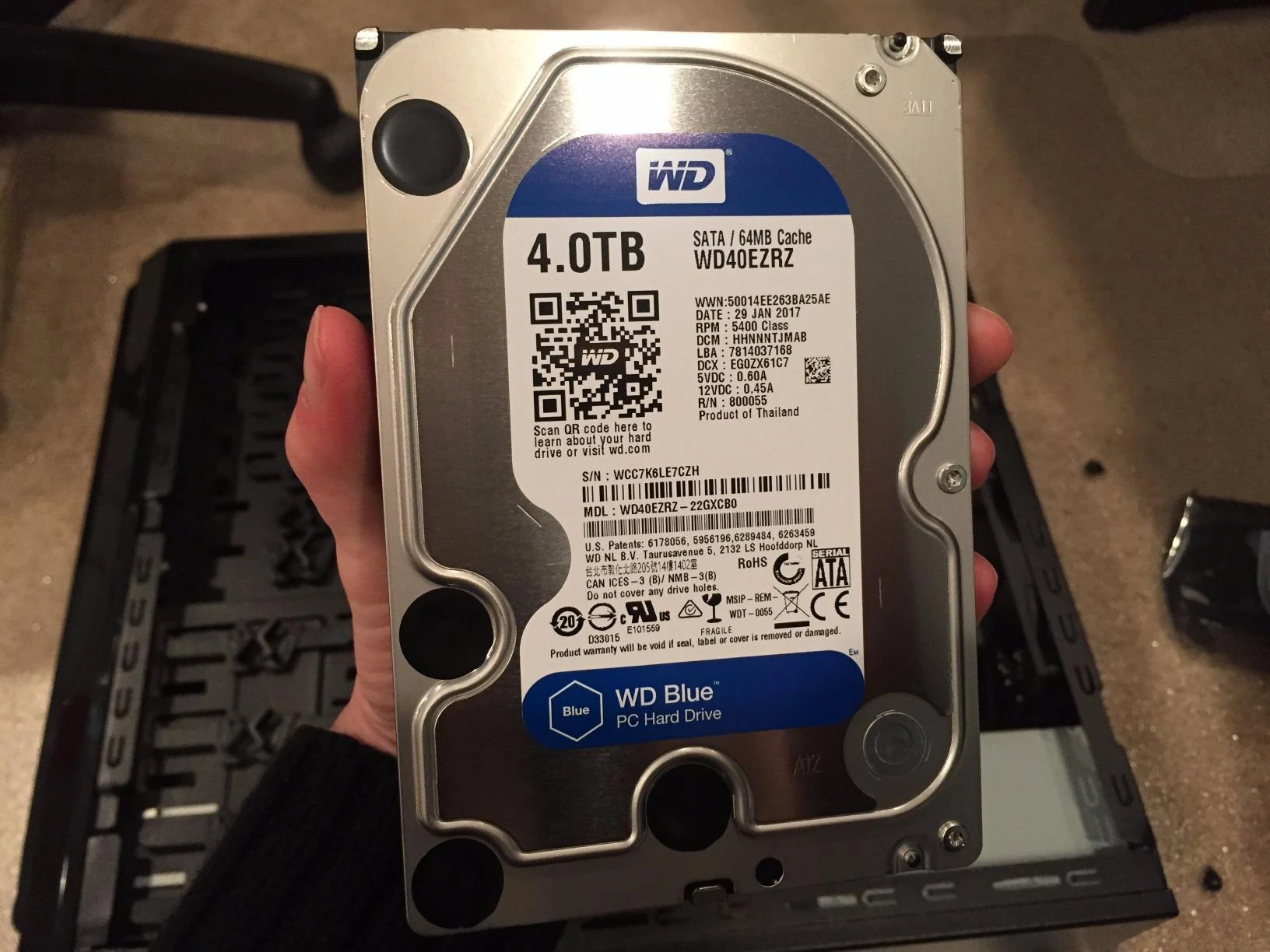 HDD WD Blue 10TB 3.5 inch - WD100EAGZ