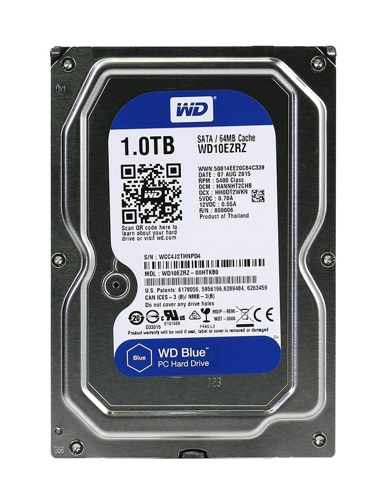 HDD WD Blue 1TB 3.5 inch - WD10EZRZ
