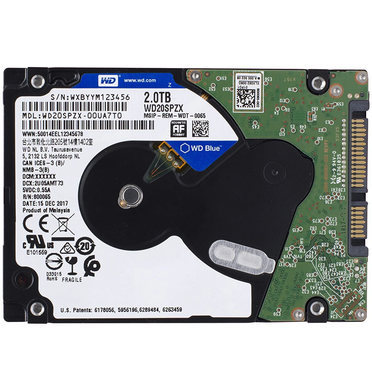 HDD WD Blue 2TB 2.5 inch - WD20SPZX