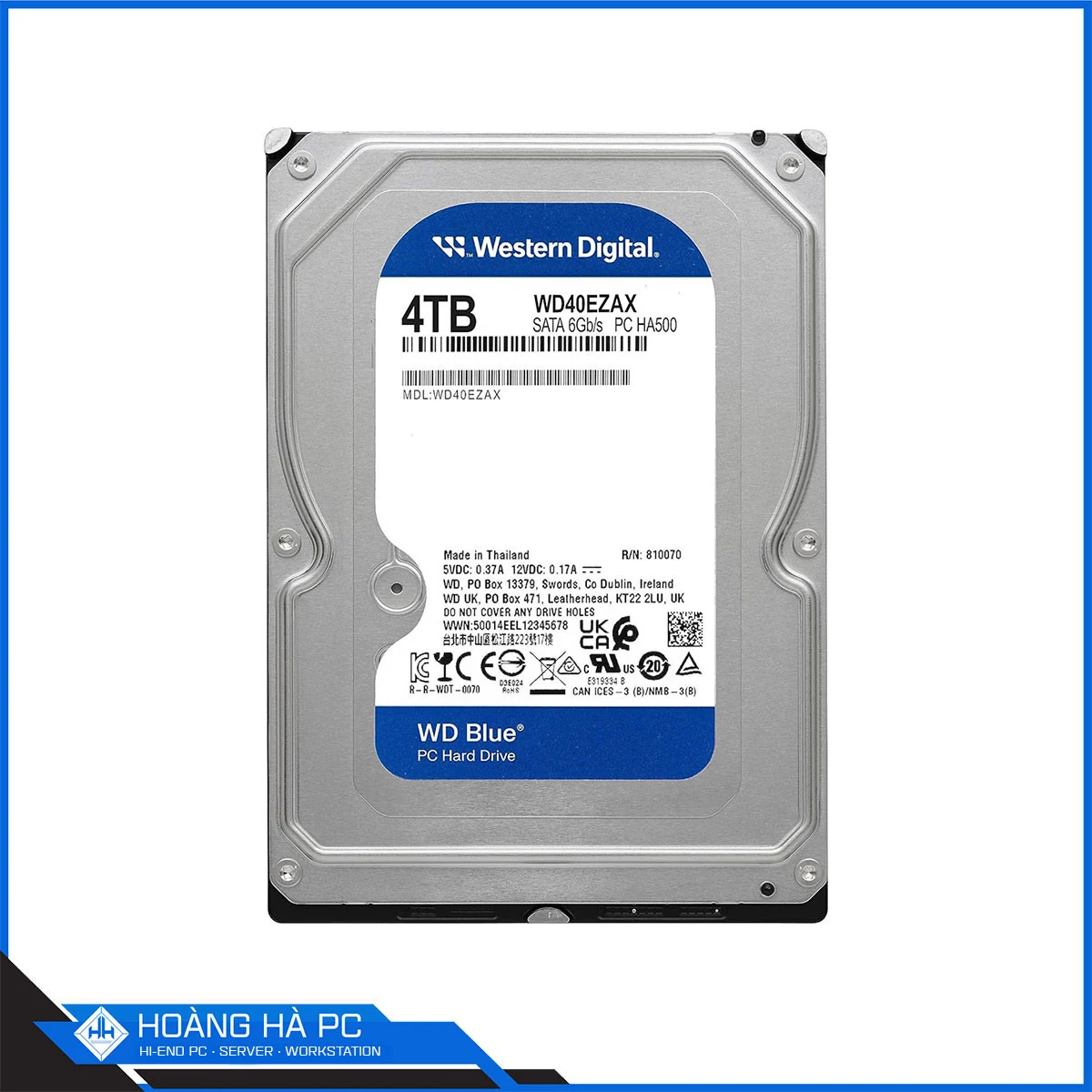HDD WD Blue 4TB 3.5 inch - WD40EZAX