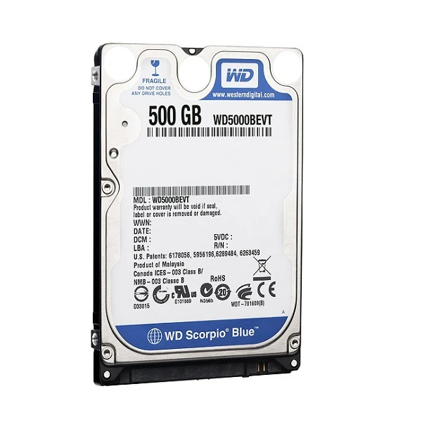 HDD WD Blue 500GB 2.5 inch - WD5000LPCX