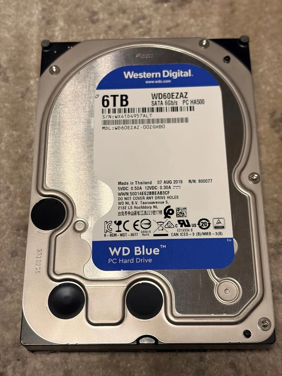 HDD WD Blue 6TB 3.5 inch - WD60EZAZ