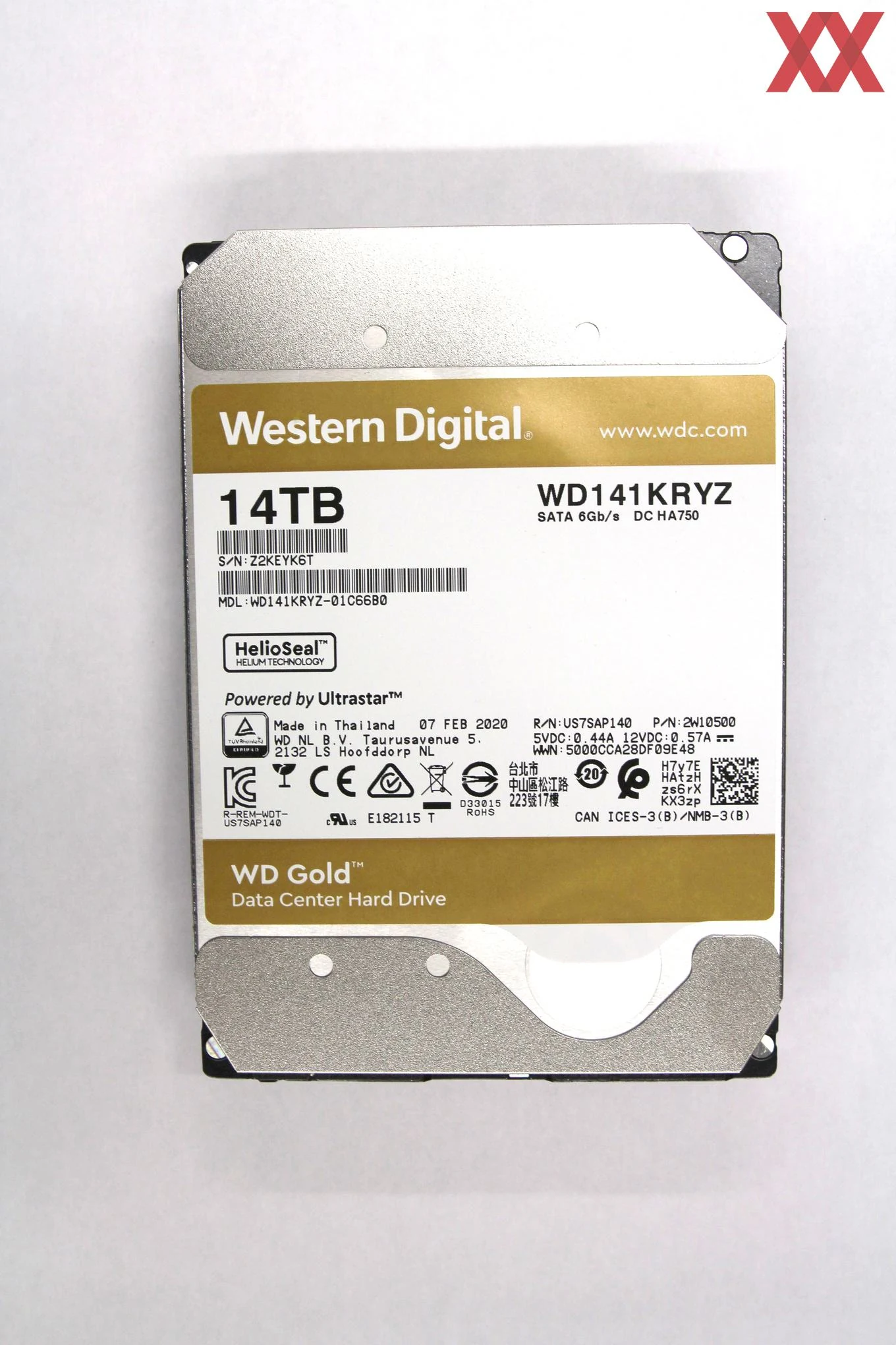 HDD WD Gold 14TB 3.5 inch - WD141KRYZ