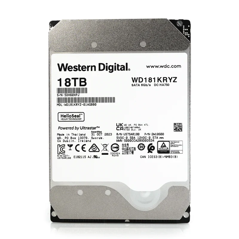 HDD WD Gold 18TB 3.5 inch - WD181KRYZ