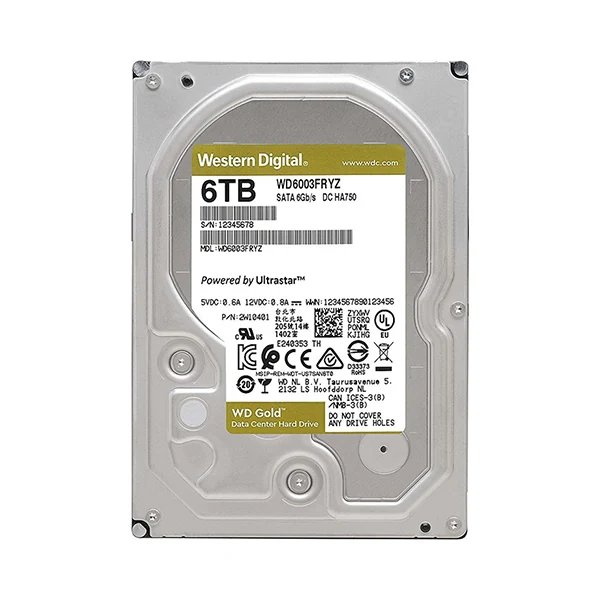 HDD WD Gold 6TB 3.5 inch - WD6003FRYZ