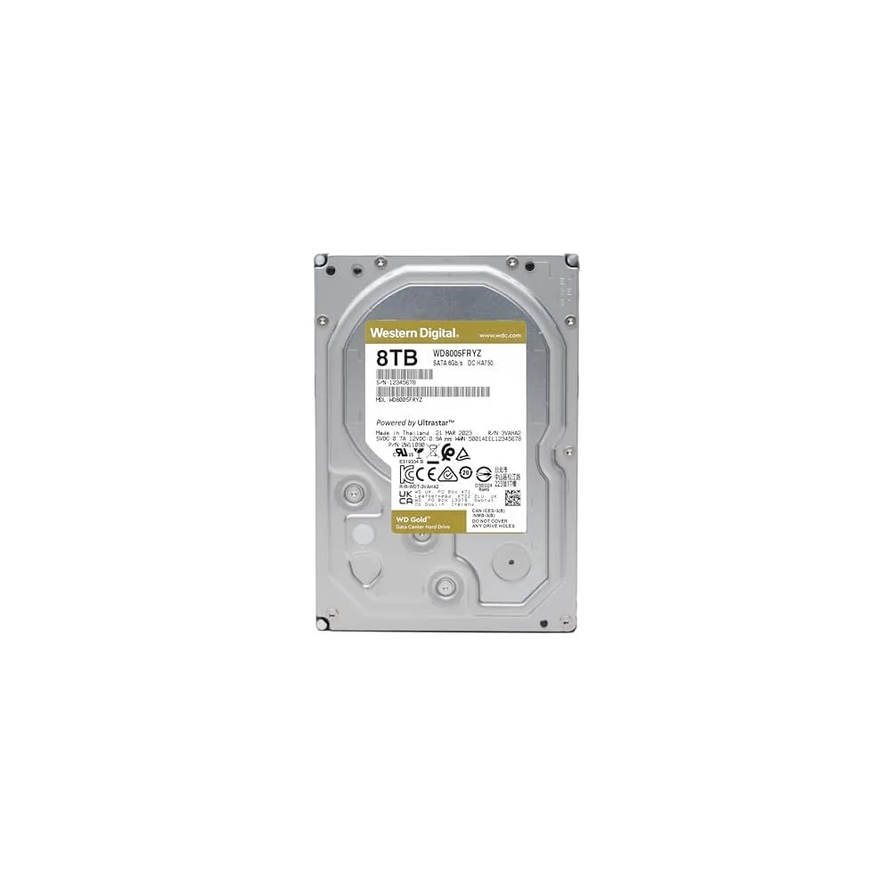 HDD WD Gold 8TB 3.5 inch - WD8005FRYZ