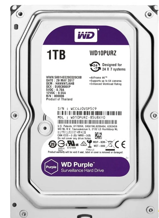 HDD WD Purple 1TB 3.5 inch - WD10PURZ