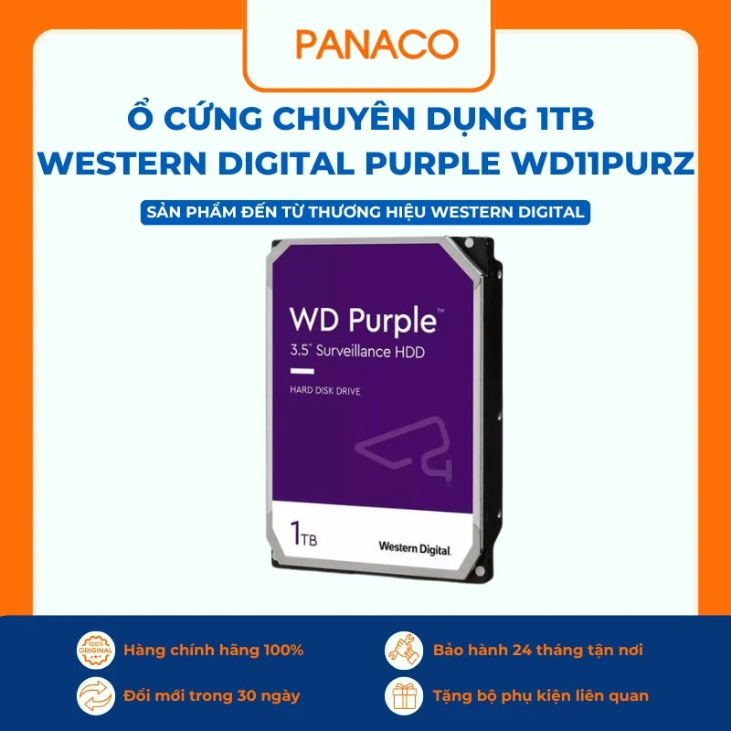 HDD WD Purple 1TB 3.5 inch - WD11PURZ