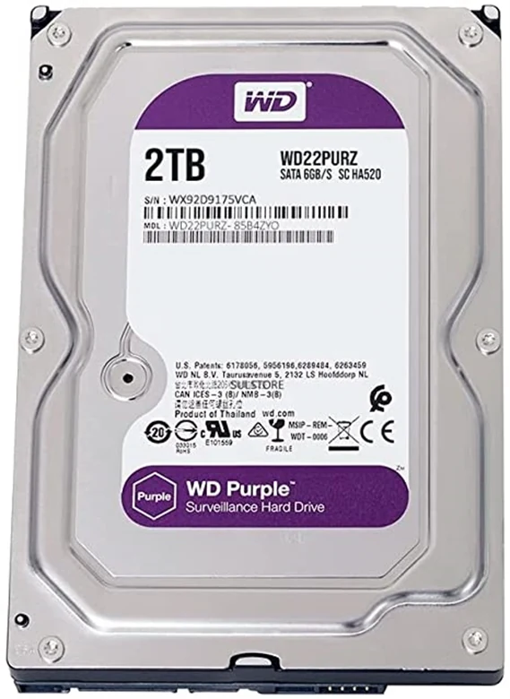 HDD WD Purple 2TB 3.5 inch - WD22PURZ