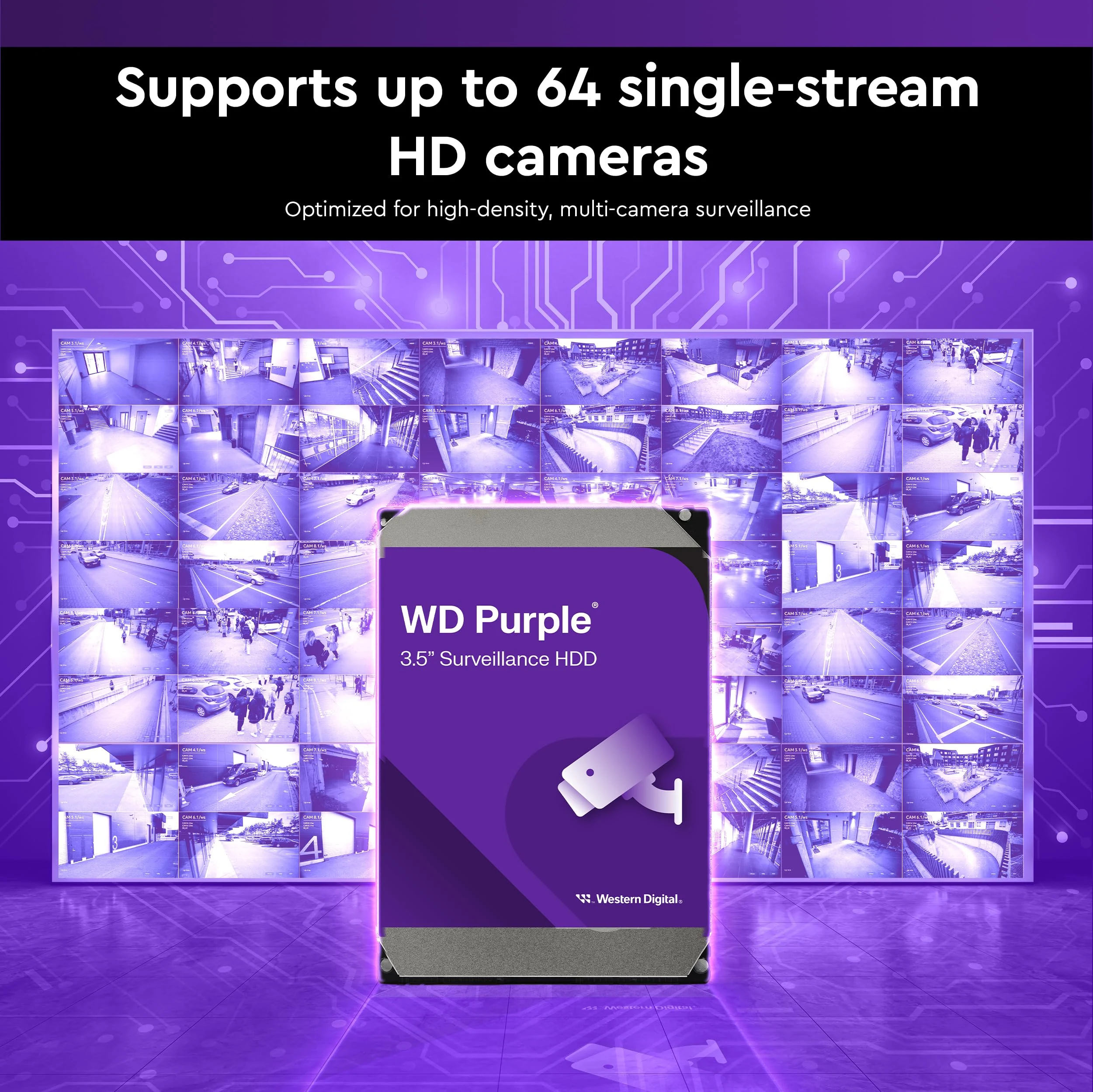 HDD WD Purple 3TB 3.5 inch - WD33PURZ