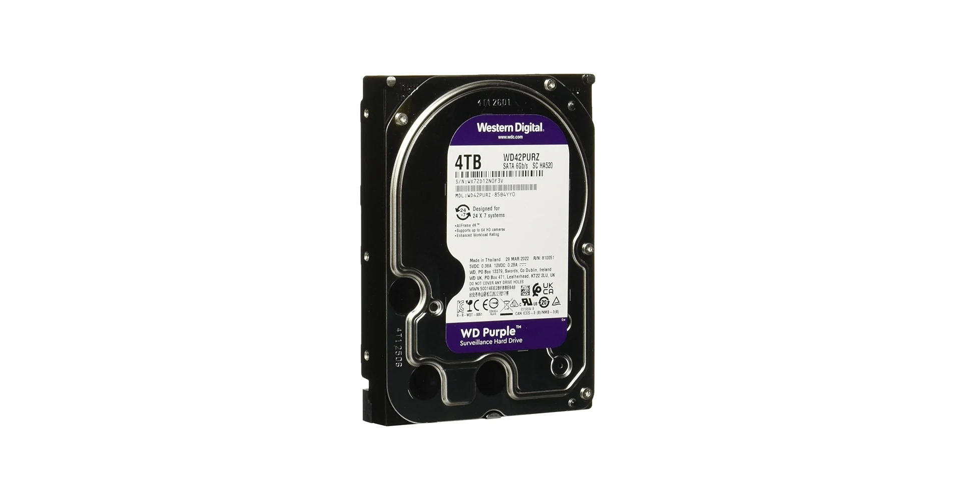 HDD WD Purple 4TB 3.5 inch - WD42PURZ