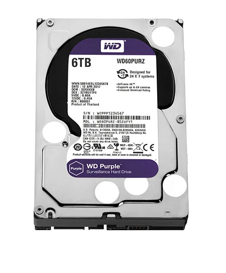 HDD WD Purple 6TB 3.5 inch - WD60PURZ