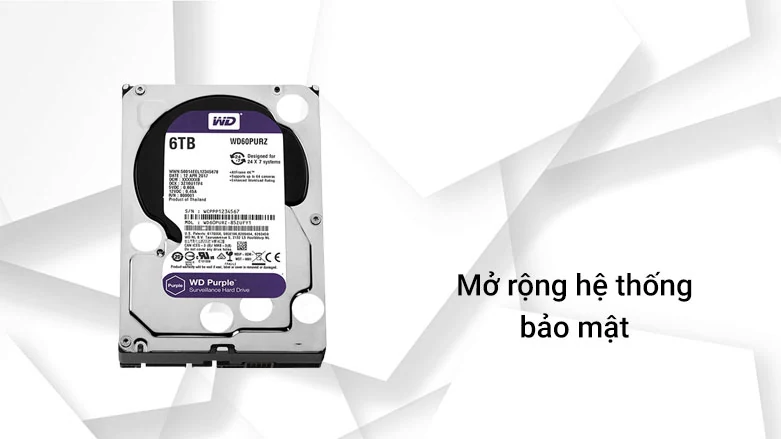 HDD WD Purple 6TB 3.5 inch - WD63PURZ