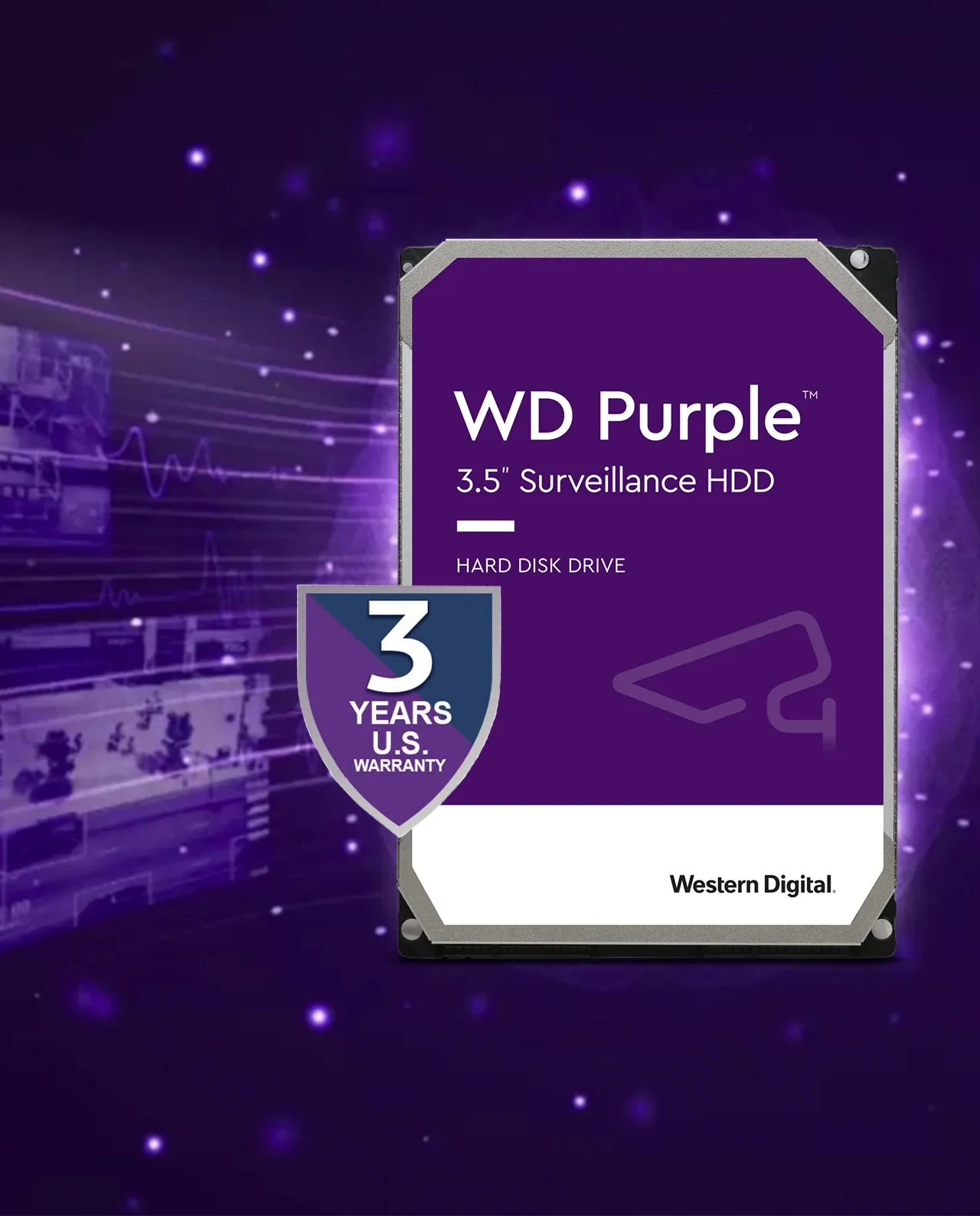 HDD WD Purple 6TB 3.5 inch - WD64PURZ