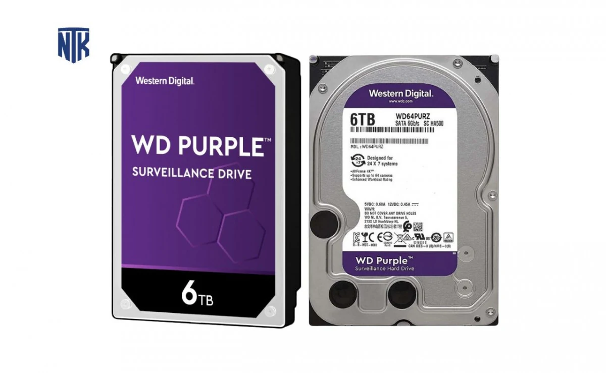 HDD WD Purple 6TB 3.5 inch - WD64PURZ