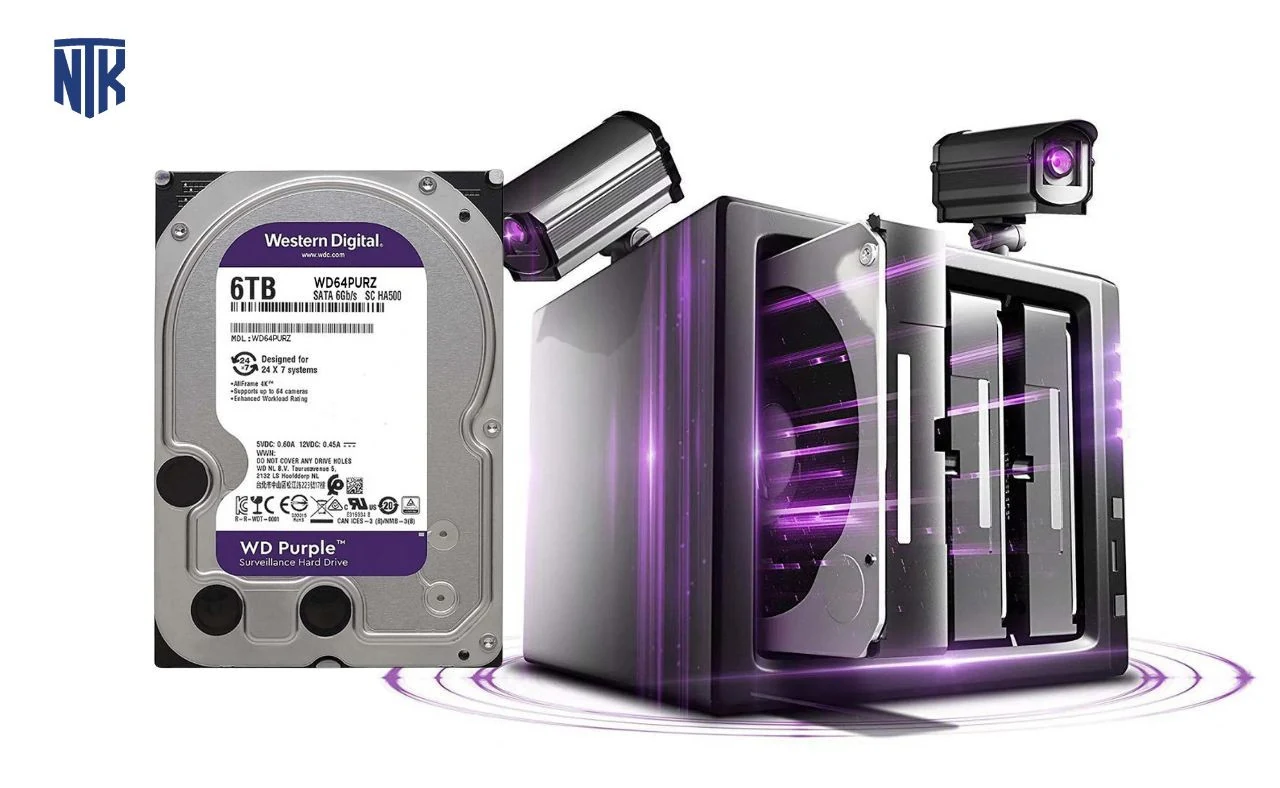 HDD WD Purple 6TB 3.5 inch - WD64PURZ