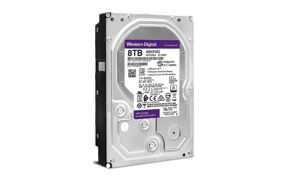 HDD WD Purple 8TB 3.5 inch - WD80PURZ