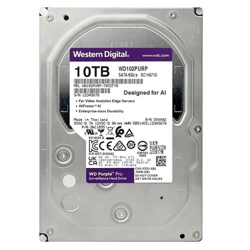 HDD WD Purple Pro 10TB 3.5 inch - WD101PURP