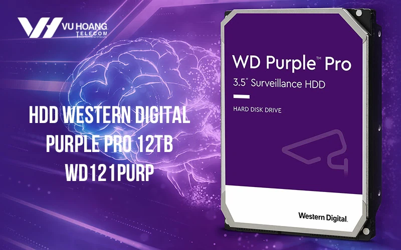 HDD WD Purple Pro 12TB 3.5 inch - WD121PURP