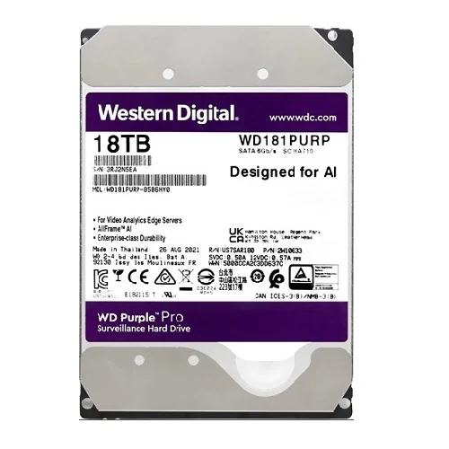 HDD WD Purple Pro 18TB 3.5 inch - WD181PURP