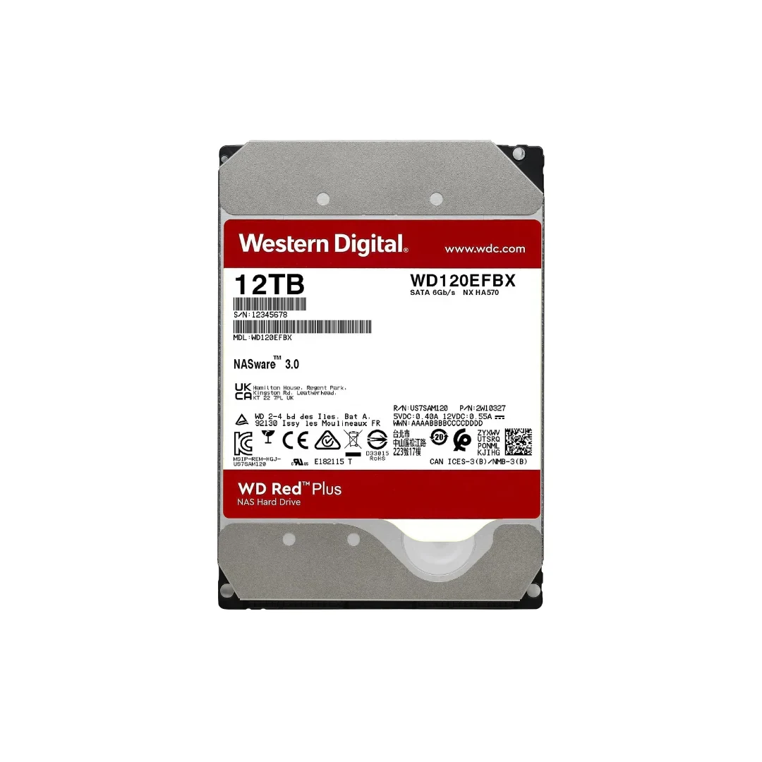 HDD WD Red Plus 12TB 3.5 inch - WD120EFBX