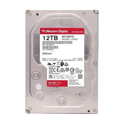 HDD WD Red Plus 12TB 3.5 inch - WD120EFGX