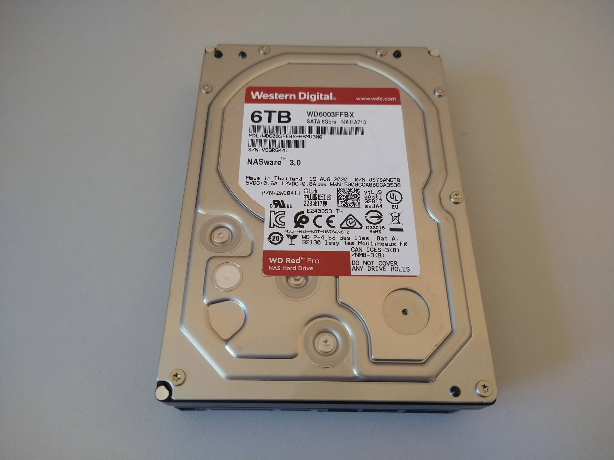 HDD WD Red Pro 6TB 3.5 inch - WD6003FFBX