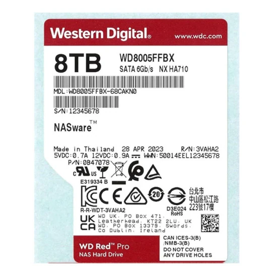 HDD WD Red Pro 8TB 3.5 inch - WD8001FFWX