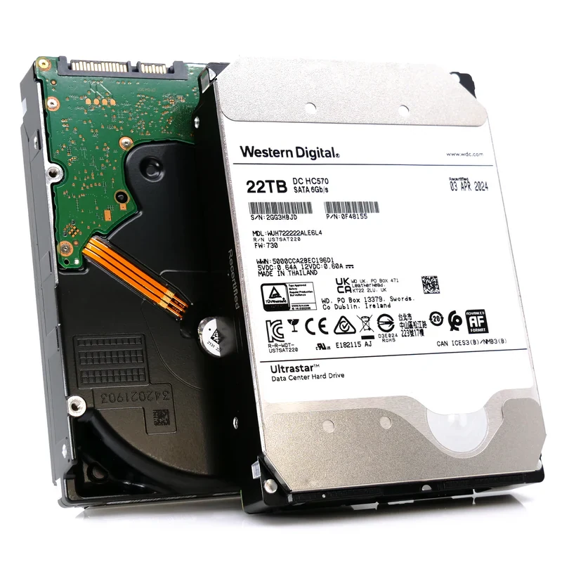 HDD WD Ultrastar DC HC570 22TB 3.5 inch - WUH722222ALE6L4