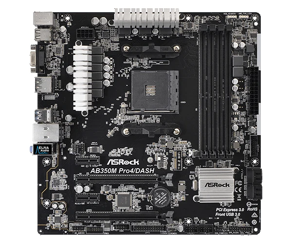 Mainboard ASRock AB350M - AM4 - NEW