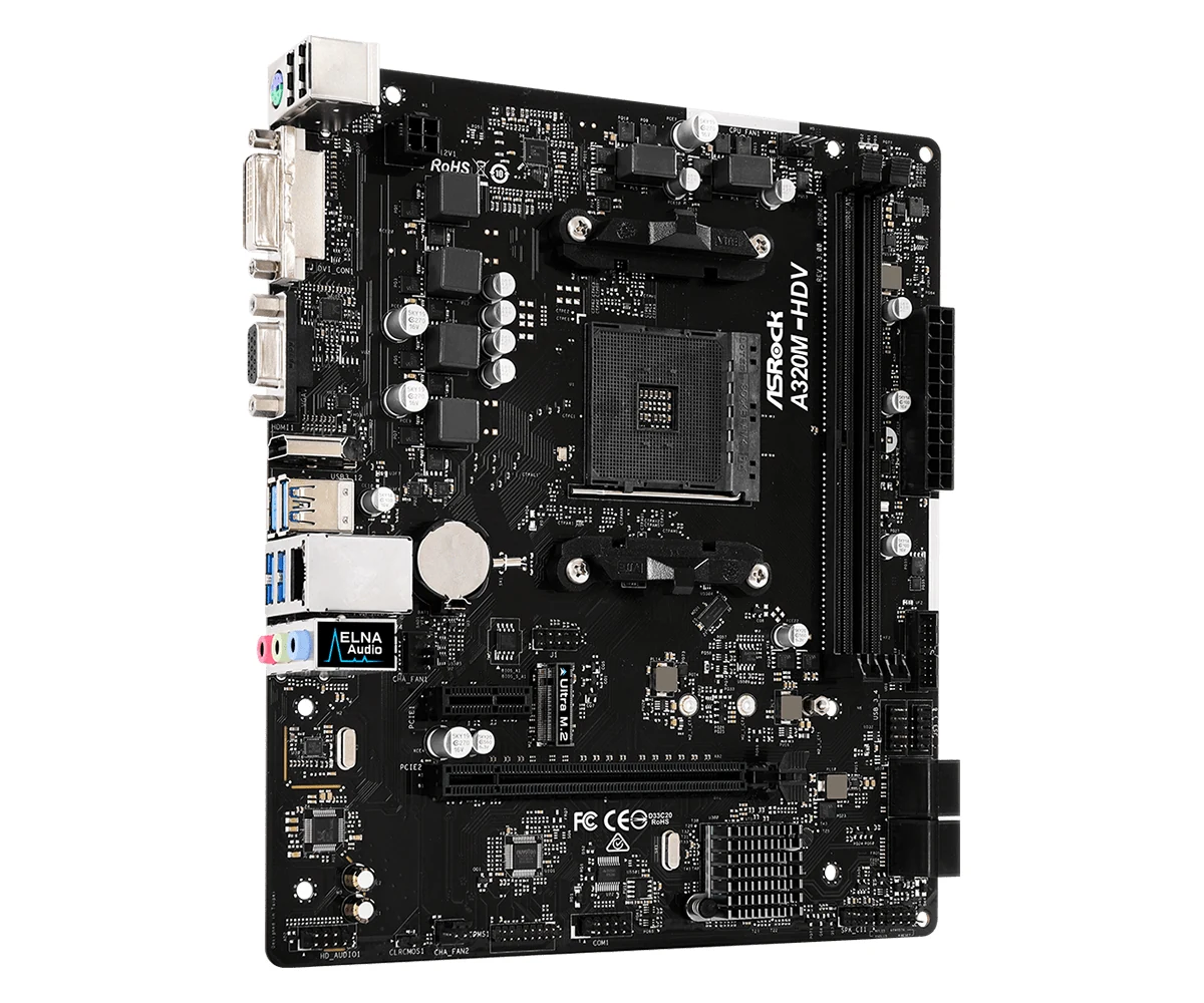Mainboard ASRock AB350M-HDV R3.0 - AM4 - NEW