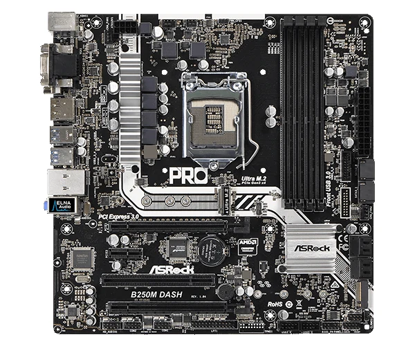 Mainboard ASRock B250M-HDV - LGA 1151 - NEW