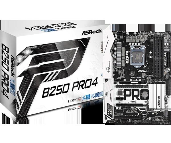 Mainboard ASRock B250M Pro4 - LGA 1151 - NEW