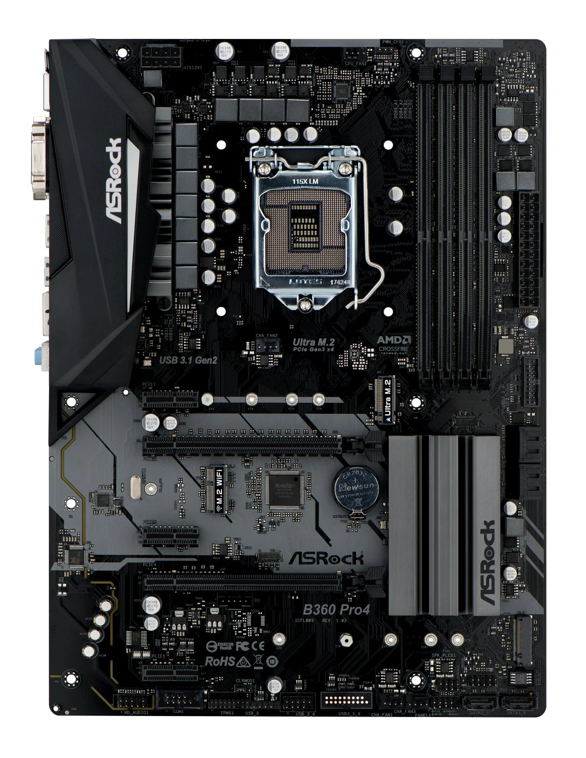 Mainboard ASRock B360 Pro4 - LGA 1151 - NEW