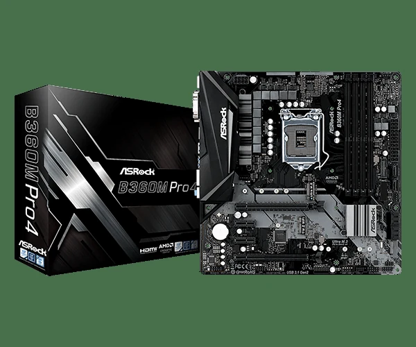 Mainboard ASRock B360M-HDV/M.2 - LGA 1151 - NEW