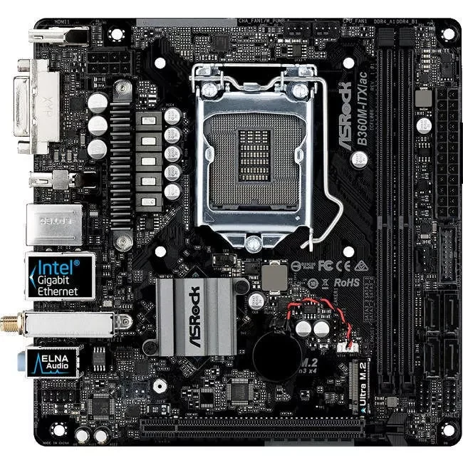 Mainboard ASRock B360M-ITX/ac - LGA 1151 - NEW