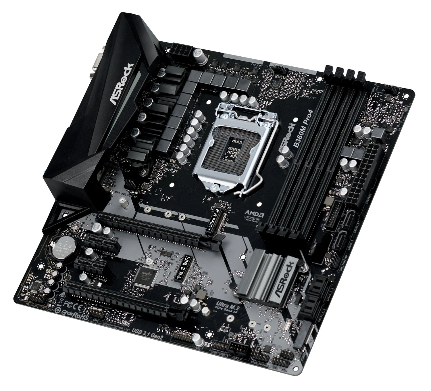 Mainboard ASRock B360M Pro4 - LGA 1151 - NEW
