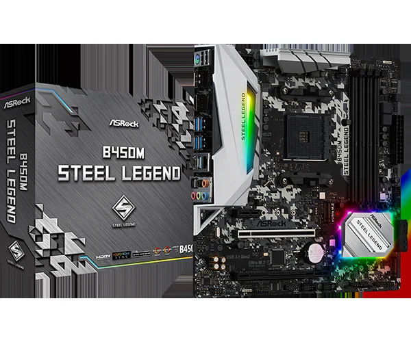 Mainboard ASRock B450M/ac - AM4 - NEW