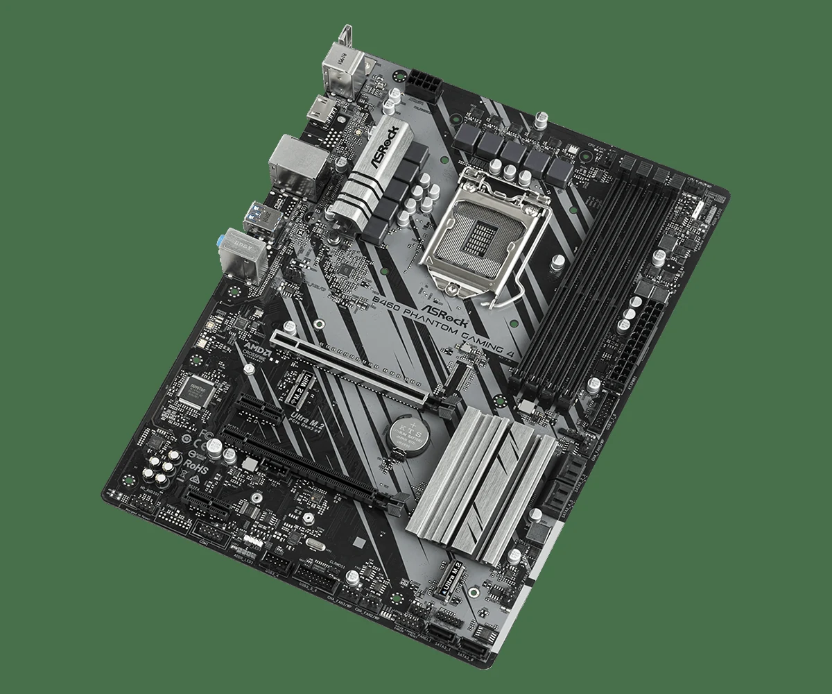 Mainboard ASRock B460 Phantom Gaming 4 - LGA 1200 - NEW