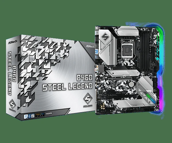 Mainboard ASRock B460 Steel Legend - LGA 1200 - NEW