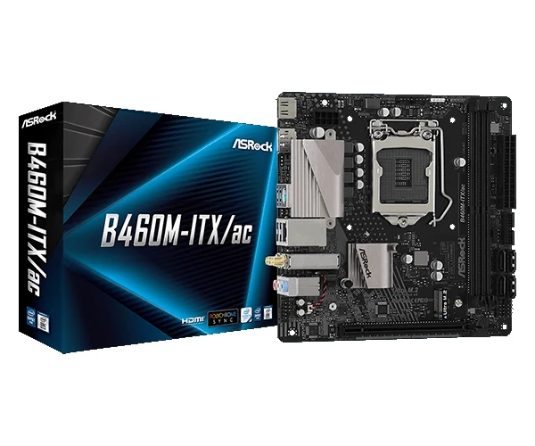 Mainboard ASRock B460M-ITX/ac - LGA 1200 - NEW