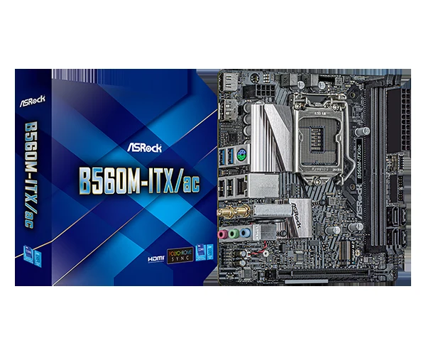 Mainboard ASRock B460M-ITX/ac - LGA 1200 - NEW